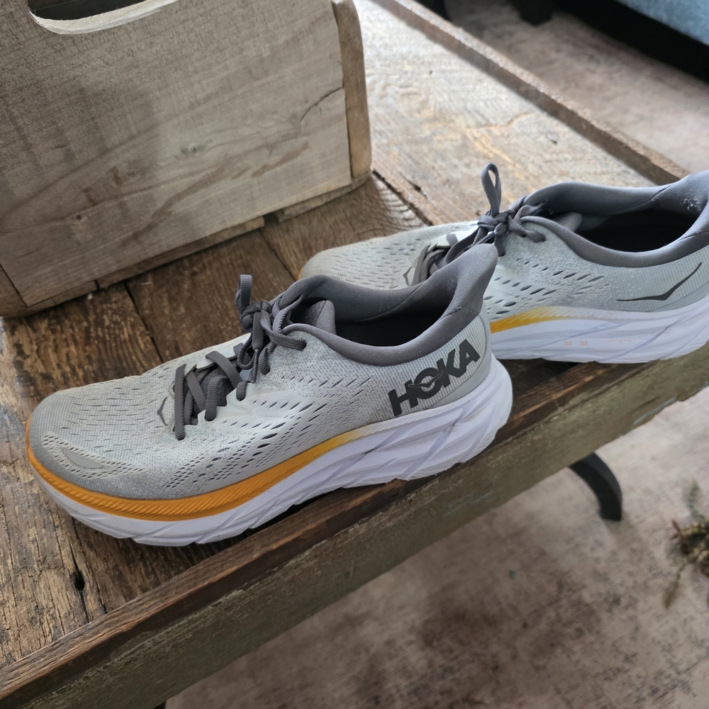 HOKA Men's Gray Running Shoes